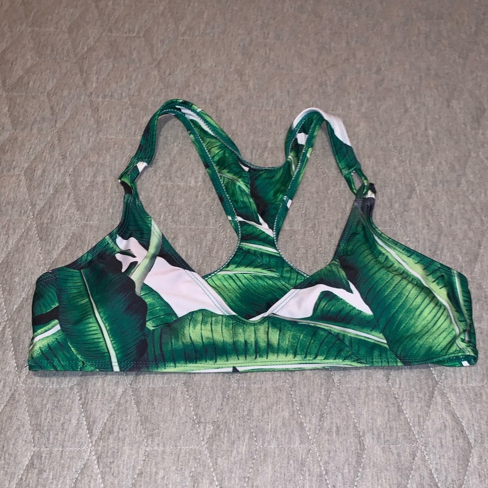 Jungle Leaf Bikini Top